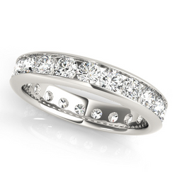 Met de hand vervaardigd Briljant Eternity Band 3,8 karaat