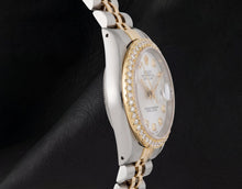 Afbeelding in Gallery-weergave laden, Rolex 68273 Datejust 31mm Zilveren Diamanten Wijzerplaat Tweekleurig Horloge
