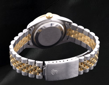 Afbeelding in Gallery-weergave laden, Rolex 68273 Datejust 31mm Zilveren Diamanten Wijzerplaat Tweekleurig Horloge
