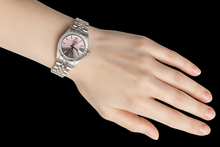 Afbeelding in Gallery-weergave laden, 31 mm Rolex Datumjust roestvrijstalen horloge met lichtgevende wijzerplaat
