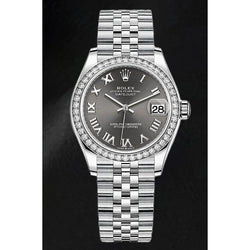 31mm Rolex Lady Datejust 278240 Stalen Horloge met Grijze Romeinse Wijzerplaat