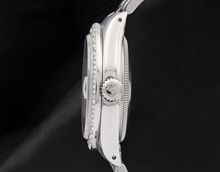 Afbeelding in Gallery-weergave laden, Rolex 34mm Oyster-armband 1500 Wit Parelmoeren Diamanten Wijzerplaat Horloge

