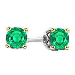 Premium GIA-Gecertificeerd Fijne Smaragd Gemstone Earring – 1,50