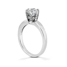 Afbeelding in Gallery-weergave laden, 3 Ct. Echt Diamanten Solitaire Verlovingsring Witgoud
