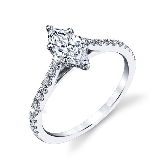 3 Ct Marquise En Ronde Prachtige Echt Diamanten Verlovingsring