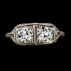 Natuurlijke Diamanten Ring 3ct - Witgoud 14K