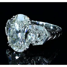 Afbeelding in Gallery-weergave laden, 3 Stenen Echt Diamanten Verlovingsring 8 Karaat Vintage Stijl Sieraden Nieuw
