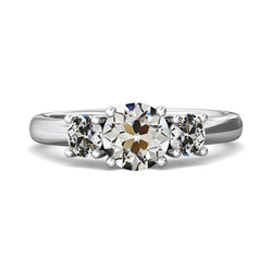 Natuurlijke Diamanten Ring 4ct - Witgoud 14K