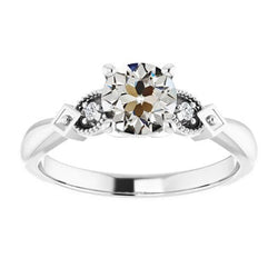 Natuurlijke Diamanten Ring 2.50ct - Witgoud 14K