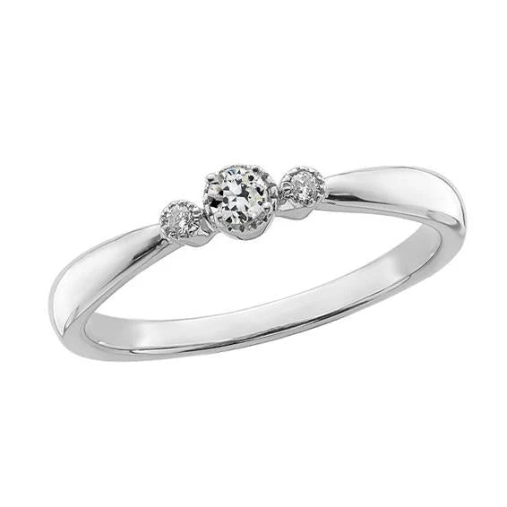 3 Stenen Verlovingsring Ronde Oude Mijnwerker Echt Diamant 1 Karaat Sieraden