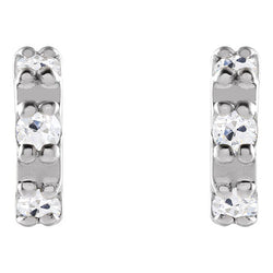 High-end Antiek Cushion Fijne Diamant Oorhangers – 1 karaat 14K
