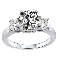 Verblindend 3-Steens Ring – Diamant 2,50 karaat door HarryChadEnt