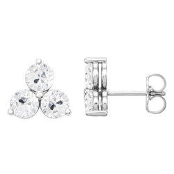 Diamant Oorbellen 6 karaat – 14K Witgoud