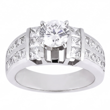 Afbeelding in Gallery-weergave laden, 3,01 karaat Diamanten jubileumring wit goud 14K
