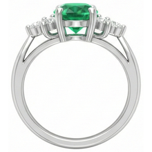Afbeelding in Gallery-weergave laden, echte round diamant 3.10karaat ring op wit
