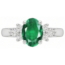 Afbeelding in Gallery-weergave laden, echte round diamant 3.10karaat ring close-up detail
