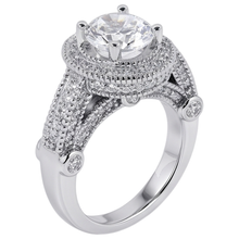 Afbeelding in Gallery-weergave laden, 3,50 Karaat Diamanten Verlovingsring Luxe Antiek Wit Goud 14K
