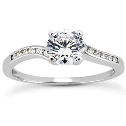Natuurlijke Diamanten Ring 3.50ct - Witgoud 14K