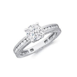 3.50 Ct Vintage Stijl Rond Geslepen Natuurlijke uit de aarde gewonnen Diamanten Jubileumring