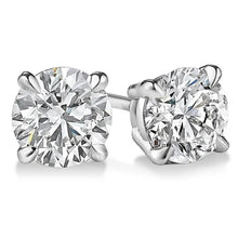 Afbeelding in Gallery-weergave laden, GIA-gecertificeerd Natuurlijke Diamanten Oorbellen 4.24ct - Witgoud 14K
