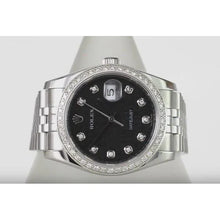 Afbeelding in Gallery-weergave laden, 3,5 ct aangepaste diamanten Rolex
