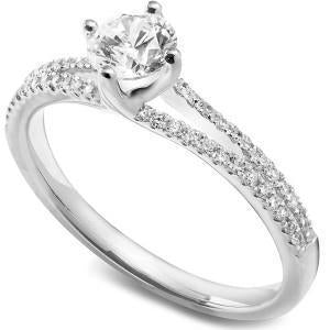 3,75 Ct Ronde Briljant Geslepen Echt Diamanten Trouwring Goud 14K