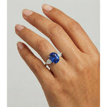 Afbeelding in Gallery-weergave laden, Natuurlijke Saffier Ring 4.50ct - Witgoud 14K
