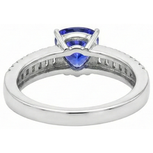 Afbeelding in Gallery-weergave laden, echte trillion tanzaniet 4.01karaat ring profielweergave
