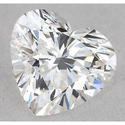 4 karaat hartvormige natuurlijke, uit de aarde gewonnen, losse diamant F VS1, zeer goede slijping.