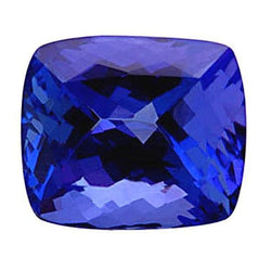 Cushion Slijpvorm Tanzaniet Loose Sapphires Natural in Gold – 4