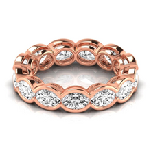 Afbeelding in Gallery-weergave laden, Met de hand vervaardigd Eternity Band 4,29 karaat – vooraanzicht
