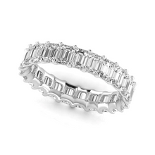Afbeelding in Gallery-weergave laden, Fijne Diamant Eternity Band – zijaanzicht
