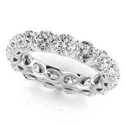 Briljant Rond Geslepen Eternity Band 4,95 karaat – 14 Karaat
