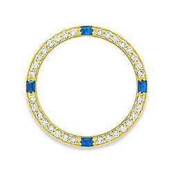 Tijdloos Blauwe Saffier Luxe Horloge 4,25 karaat – 18 Karaat