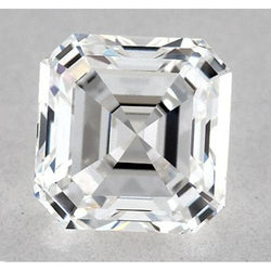 4,25 karaat Asscher natuurlijke, uit de aarde gedolven diamant – los – F VVS1 – Zeer goede slijpkwaliteit