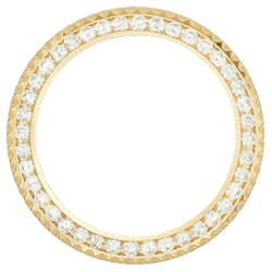 Horloge 14 Karaat Geelgoud met Fijne Diamant – 6 karaat