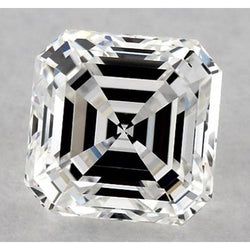 4,5 karaat Asscher natuurlijke, uit de aarde gedolven diamant – los – F VS1 – zeer goede slijpkwaliteit