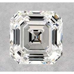 4,5 Karaat Natuurlijke, uit de aarde gedolven Asscher-diamant (los) – F VVS1 – Zeer goede slijpkwaliteit