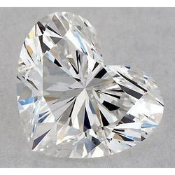 4,5 karaat hartvormige natuurlijke diamant, gewonnen uit de aarde, losse diamant, F VVS1, zeer goede slijping.