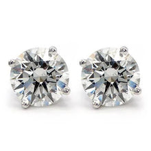 Afbeelding in Gallery-weergave laden, 4 Ct Echt Diamanten Oorbellen
