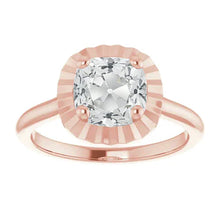Afbeelding in Gallery-weergave laden, 4 Karaat Kussen Echt Diamanten Ring
