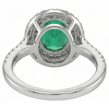 Afbeelding in Gallery-weergave laden, echte round diamant 4.35karaat ring op wit
