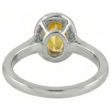 Afbeelding in Gallery-weergave laden, echte round saffier 4.50karaat ring op wit
