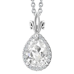 Natuurlijke Diamanten Hanger 4.50ct - Witgoud 14K