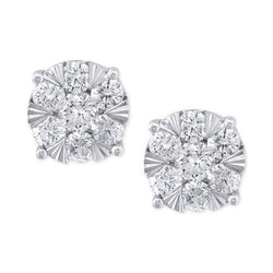 4,60 Ct Rond Geslepen Sprankelende Echt Diamanten Dames Oorbel Wit Goud