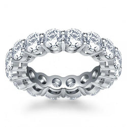 Natuurlijke Diamanten Eternity Ring 4.80ct - Witgoud 14K