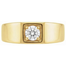 Afbeelding in Gallery-weergave laden, Schitterend Solitaire Ring 1,50 karaat – hoekaanzicht
