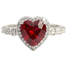 Afbeelding in Gallery-weergave laden, echte round diamant 5.50karaat ring zijaanzicht

