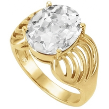 Afbeelding in Gallery-weergave laden, Briljant Solitaire Ring – zijaanzicht
