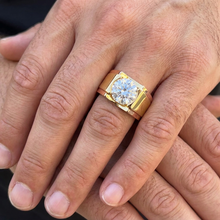 Afbeelding in Gallery-weergave laden, 5 Karaat Diamanten Herenring
